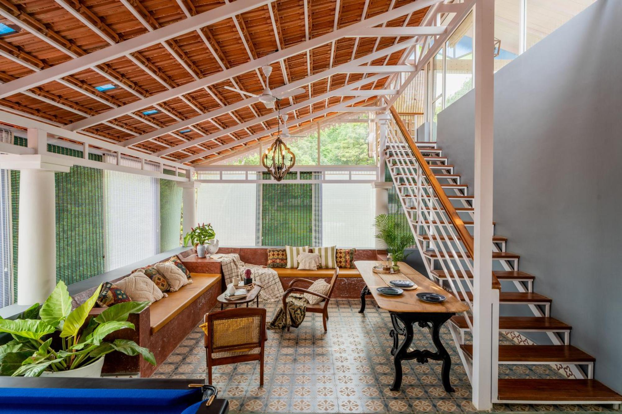 Elivaas 5 Bhk With Pvt Pool, Entertainment Room & Glass House - Bludoor Marmagao エクステリア 写真